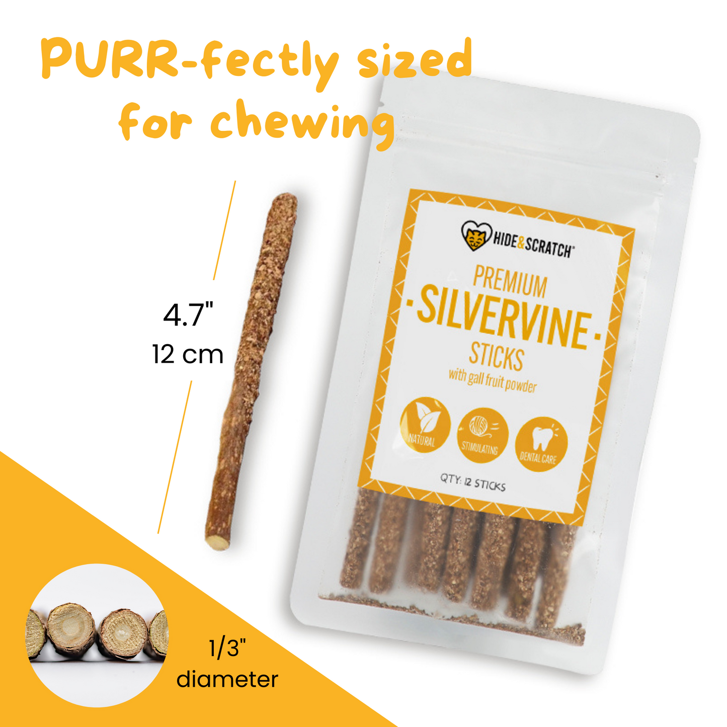 Premium Silvervine Sticks with Gall Fruit Powder (12 ct) (Case Pack of 20)